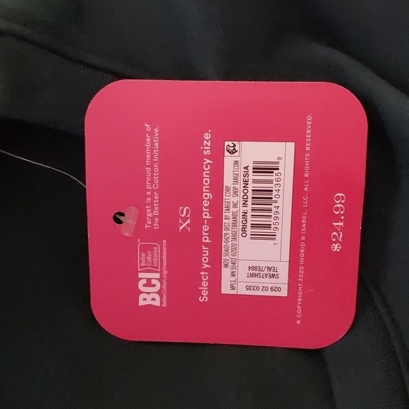 Match Back Maternity Sweatshirt ok | Isabel maternity | X Small - Picture 8 of 11